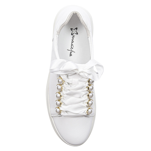 Maciejka Women's Leather Sneakers White