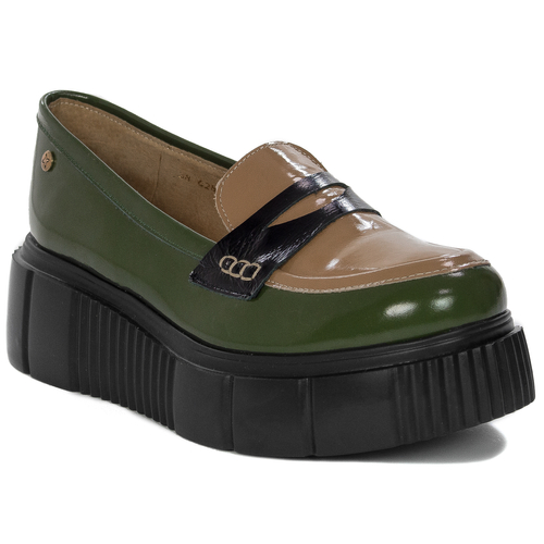 Maciejka Women's Olive Flat Shoes 06288-24/00-5