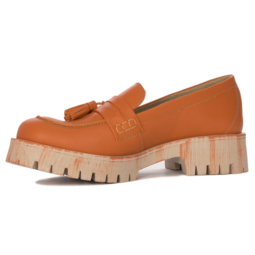 Maciejka Women's Orange Flat Shoes