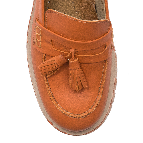 Maciejka Women's Orange Flat Shoes