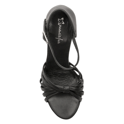 Maciejka Women's Sandals On Heel Black