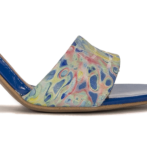Maciejka Women's Sandals On Heel Blue