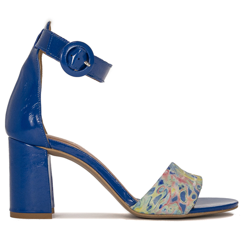 Maciejka Women's Sandals On Heel Blue