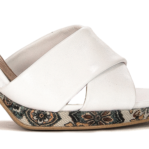 Maciejka Women's Sandals On Heel White