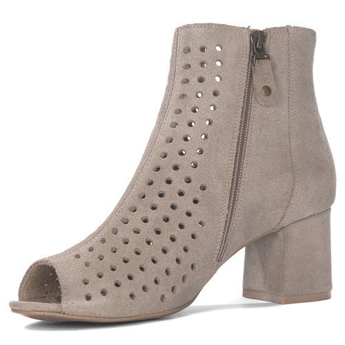 Maciejka Women's Stiletto Boots Beige