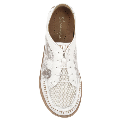 Maciejka Women's White Flat Shoes