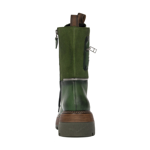 Maciejka  Women's leather Green Boots