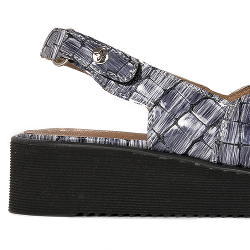 Maciejka Women's leather shoes Grey