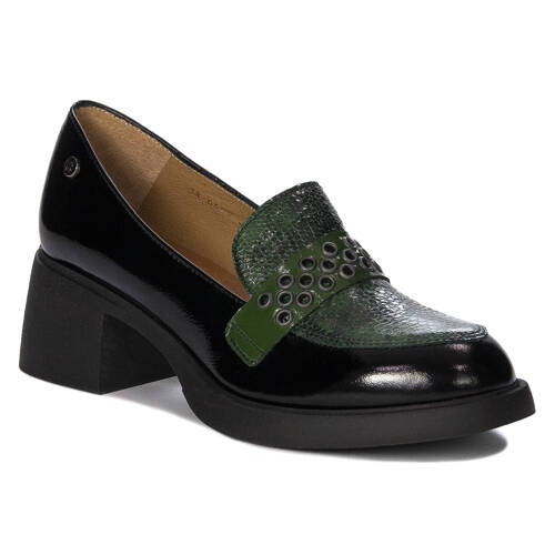 Maciejka Women's low shoes black green