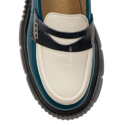 Maciejka Women's turquoise Flat Shoes 06288-06/00-5