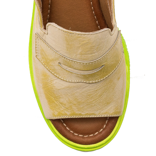 Maciejka Yellow Sandals 06039-07-00-1