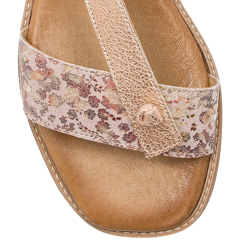 Maciejka copper Flat Sandals