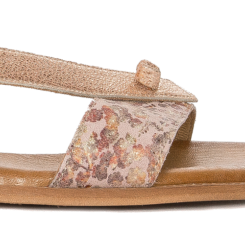 Maciejka copper Flat Sandals