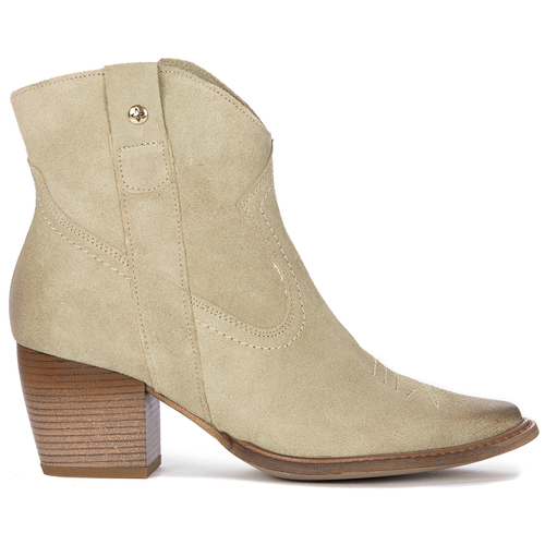Maciejka pistachio velor Women's Boots