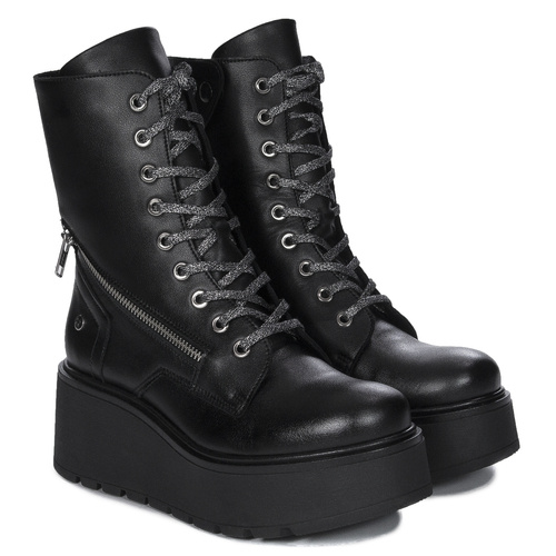 Maciejka platform Black Boots