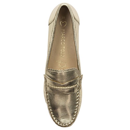 Marco Tozzi 2-24225-42 940 Women's Gold Moccasins