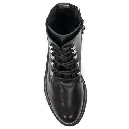 Marco Tozzi 25276-41 022 Black Nappa Lace-up Boots