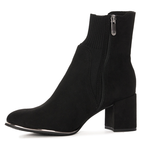 Marco Tozzi Black Leather Boots