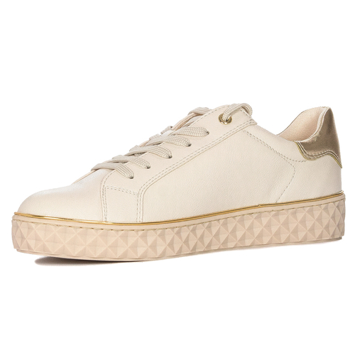 Marco Tozzi Women's Cream Comb Sneakers