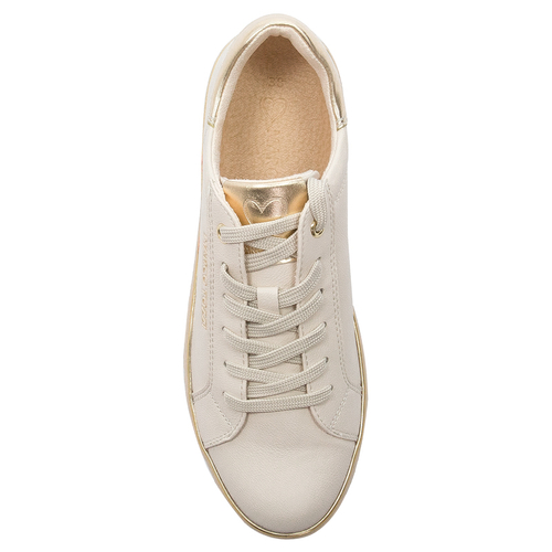 Marco Tozzi Women's Cream Comb Sneakers