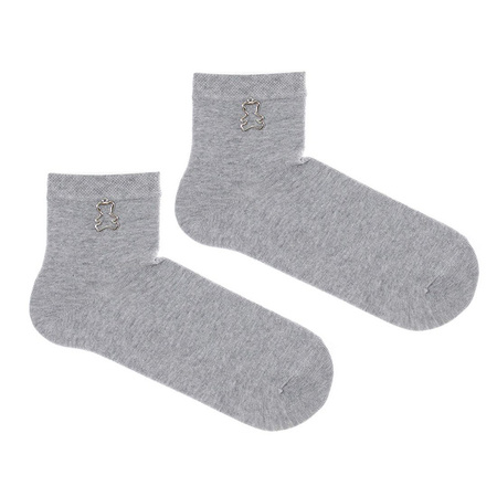 Milena grey socks with a tag