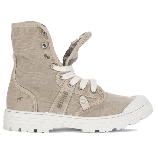 Mustang Women's Ivory high Sneakers
