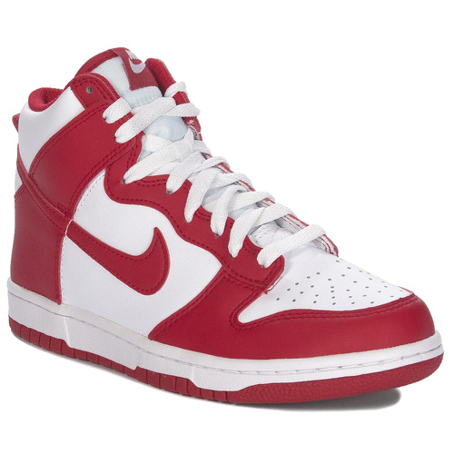 Nike Dunk High GS White/Red Sneakers