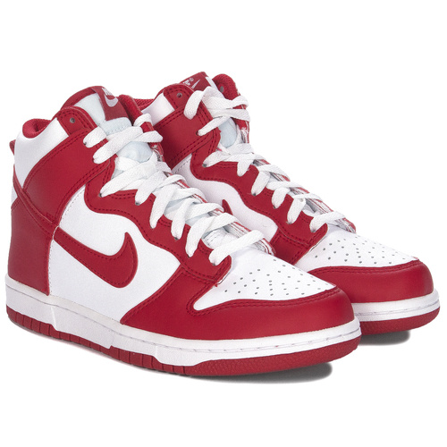 Nike Dunk High GS White/Red Sneakers