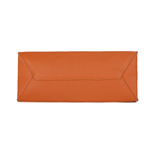 OPRA Women's leather Open Orange handbag