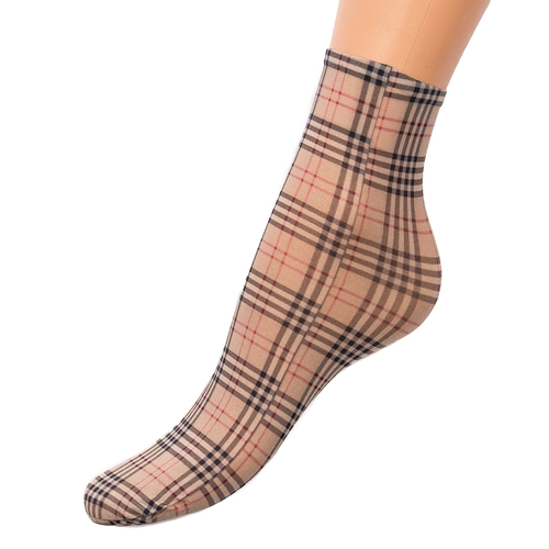 Patterned lycra socks Magnetis Collant I Check