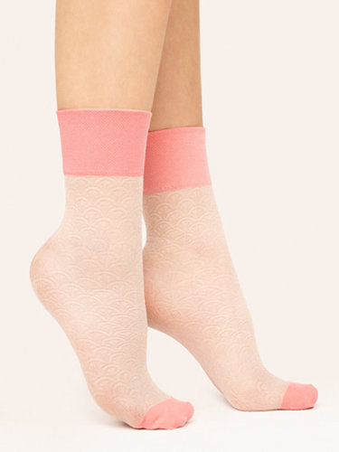Patterned socks FIORE G1129 Mellow 20 DEN Rose Baletto