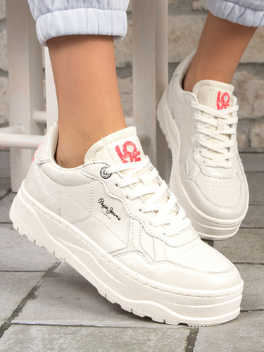 Pepe Jeans Kore Love W White Sneakers