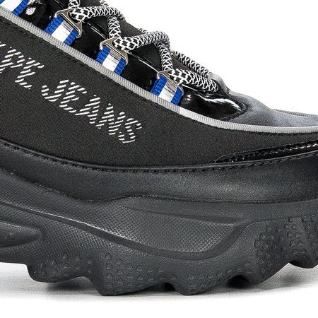 Pepe Jeans PLS31226 999 Black Eccles Nine Sneakers 