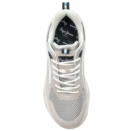 Pepe Jeans PLS31277 800 White Sloane Bass Sneakers 
