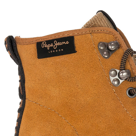 Pepe Jeans PLS50430 879 Cognac Ascot Desert Fur Lace-up Boots
