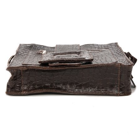 Pilat Croco T06 Brown Totes Bag