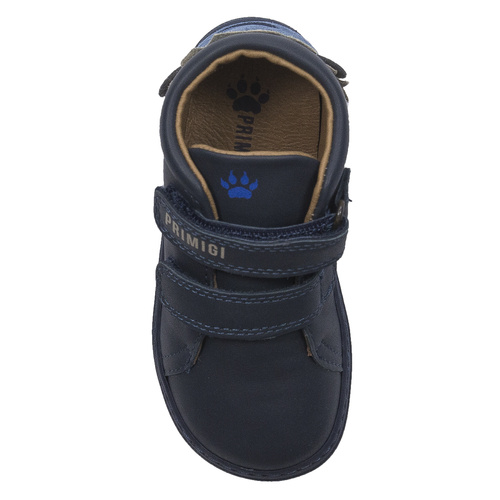 Primigi children's velcro Navy leather Nap Cloud/Scamo/N sneakers