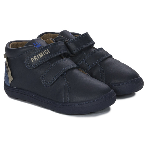 Primigi children's velcro Navy leather Nap Cloud/Scamo/N sneakers