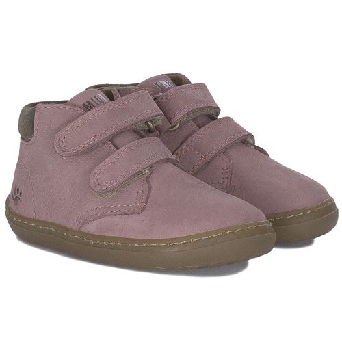 Primigi children's velcro nubuck leather Canyon/Rosa boots