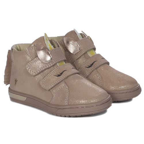 Primigi children's velcro suede leather Scamos/Brinato/Ca boots