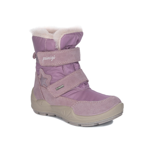 Primigi children's velcro suede leather Scamos/T.Techno/Pink boots