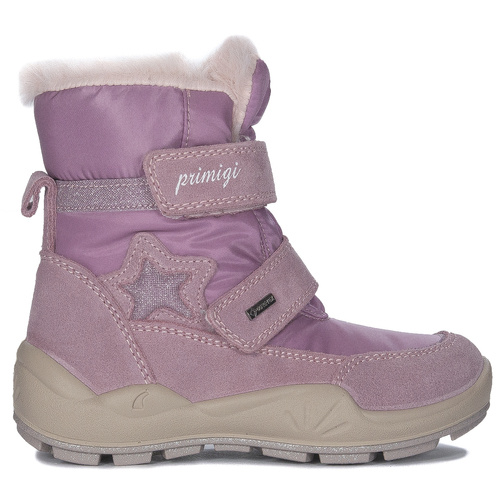 Primigi children's velcro suede leather Scamos/T.Techno/Pink boots