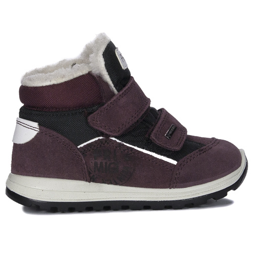 Primigi children's velcro suede leather Scamosc/T.Tecnic/Vino boots