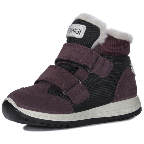 Primigi children's velcro suede leather Scamosc/T.Tecnic/Vino boots