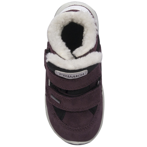 Primigi children's velcro suede leather Scamosc/T.Tecnic/Vino boots