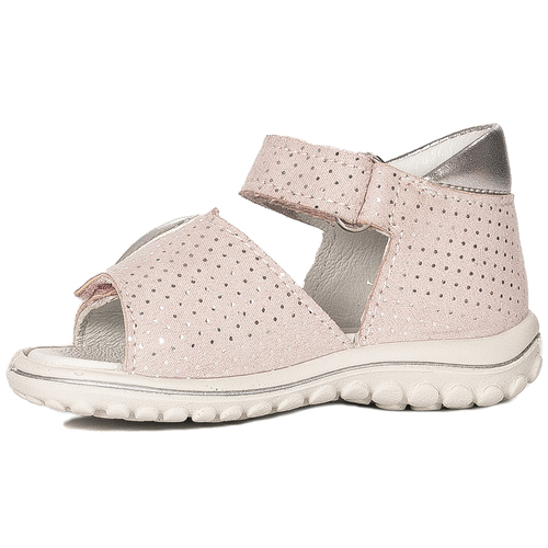 Primigi girl's sandals with a pink heart