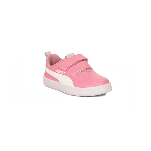 Puma Courtflex v2 V Inf Pink Velcro shoes for children