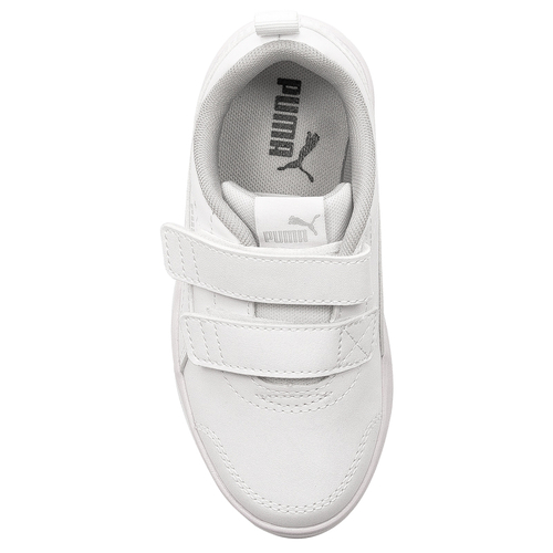 Puma Courtflex v2 V PS White Velcro shoes for children
