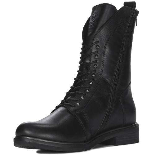 Remonte Women's Black Leather warmed Boots