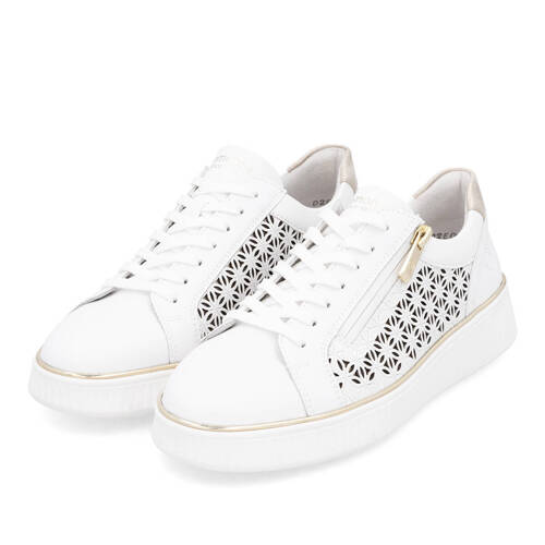 Remonte Women's Leather White Sneakers